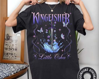 Quicksilver Book Kingfisher Comfort Colors Shirt, Fantasy Bookish Merch, Romantasy Gift, Callie Hart Quicksilver, Romance Novel Shirt