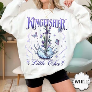 Quicksilver Book Kingfisher Sweatshirt, Fantasy Bookish Merch, Romantasy Gift, Callie Hart Quicksilver, Romance Novel Shirt