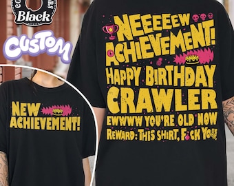 Custom New Achievement Comfort Colors T-Shirt, Dungeon Crawler Birthday Gift