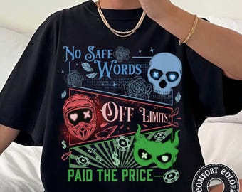 Camiseta Comfort Colors Dark Romance Reader, productos de Navessa Allen Book Merchandising, camiseta de la novela Masked Man