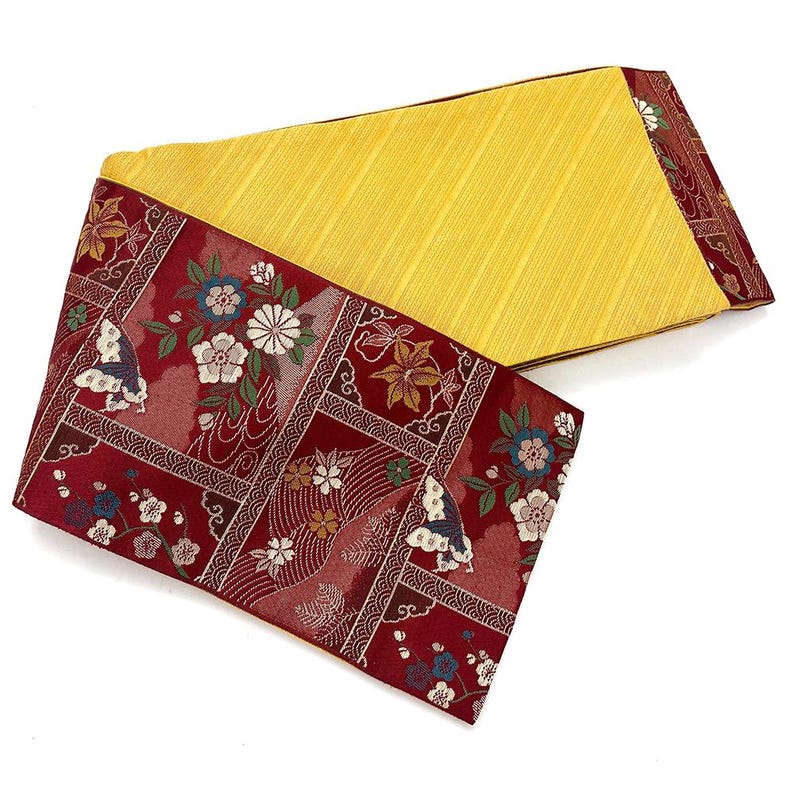 Vintage Japanese Hanhaba Obi Belt – Traditional Kimono Sash / Casual ...