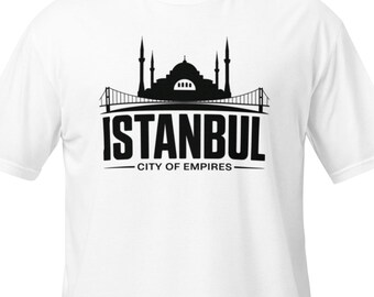 Istanbul T-Shirt – City of Empires – Turkey Skyline – Bosphorus Design – Unisex Streetwear – Gift