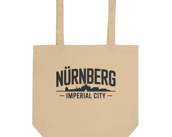 Nuremberg Tote Bag – Skyline Design, Imperial City, Minimalist Nuremberg Bag, Germany Gift, Reusable Bag