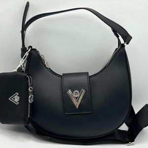 【良品】ヴァレンティノ valentino orlandi ショルダーバッグ 黒 Valentino Orlandi Crossbody Shoulder Bag. Black. | eBay
