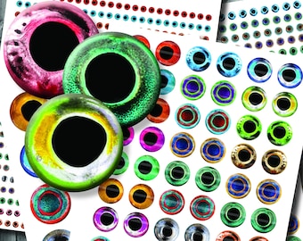 100pcs 3mm 12mm 3D Epoxy Fishing Eyes Pupil Fishing Lure Eyes for Making W9O9