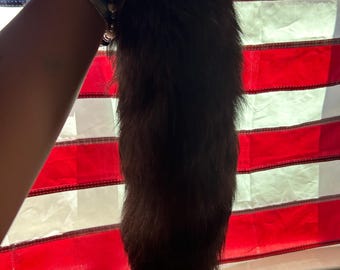 Brownish blackish tail keychain (PLEASE READ DESCRIPTION!)