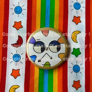 Dyle Dandys World button pin ! *Large 2.25 inch* (Cheaper B-Grade options available!)