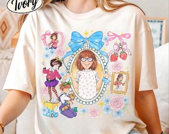 Comfort Junie B Jones Coquette Bow Shirt, Teacher Junie B Jones Back To School Tee, Library Book Kindergarten School, Teacher Life 13