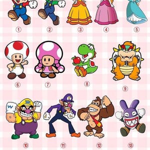 Camiseta personalizada de Super Mario, camiseta de la película Mario Galaxy, camiseta familiar a juego de Epic Universe, camiseta grupal de Disneyland Mario 03 imagen 5