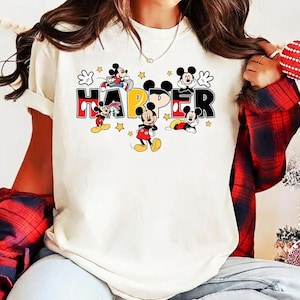 Custom Name Disneyland Mickey Mouse Shirt, Mickey Family Matching Shirts, Mom Dad Disneytrip Shirt, Personalized Mickey Mouse Birthday Tee image 1