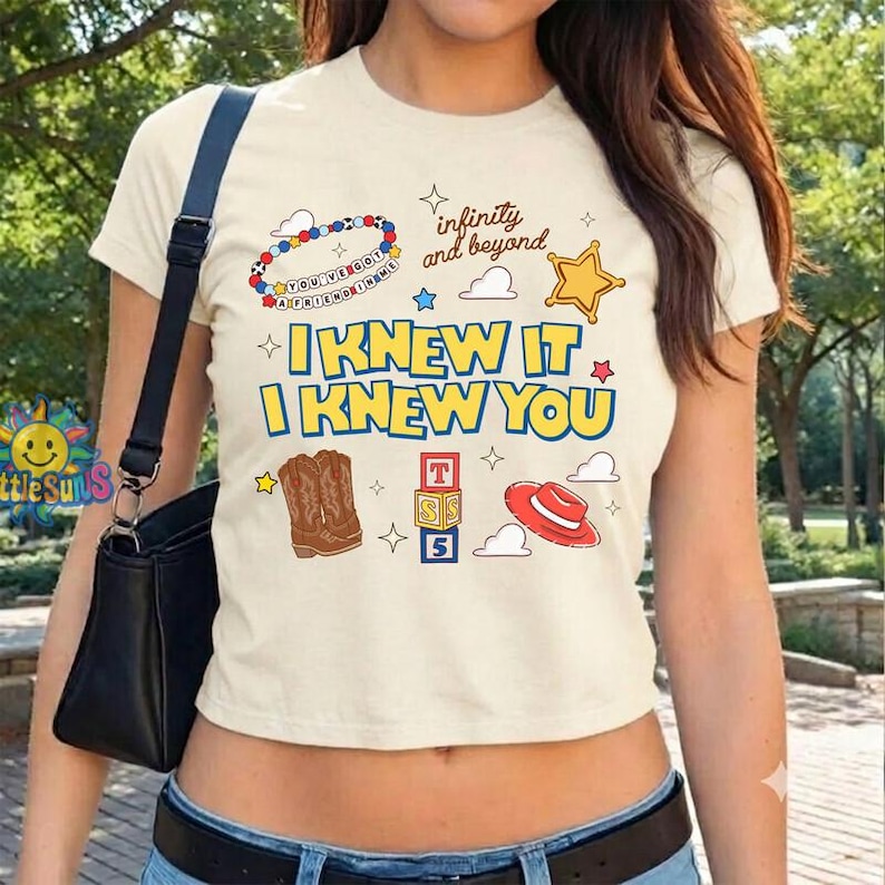 Retro I Knew It I Knew You Were Turning 5 Shirt, TS and Toy Story 5 Shirt, Disneyland TS Toy Story 5 Birthday, Toy Story Birthday tee zdjęcie 1