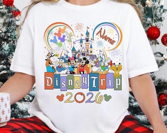 Custom Disneyland Family Vacation 2026 Shirt Personalized 2026 Disneyword Shirt Family Matching Vacation Trip Tee DisneyTrip 2026 Shirt 20