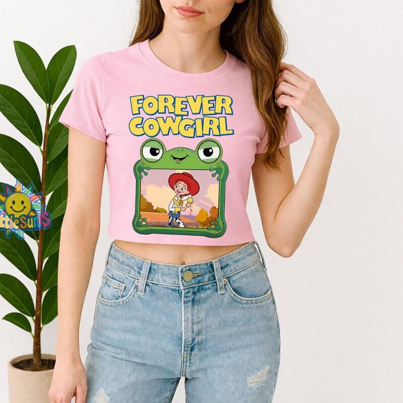 Disneyland Pixar Toy Story 5 Chemise Je le savais, je te connaissais, chemise TS et Toy Story 5, t-shirt Forever Cowgirl, couleurs confortables Toy Story Jessie image 2