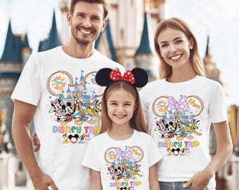 Custom Disneyland Family Trip 2026 Shirt Personalized Mickey And Friends Couple Shirts Disneyland Vacation 2026 Shirt Family Matching Tee 16