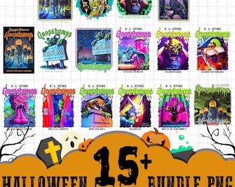 15+ Designs Gänsehaut Film Horrorland PNG Bundle, Gänsehaut Willkommen in Horrorland, Gänsehaut Halloween, Gänsehaut Png, Digital Download