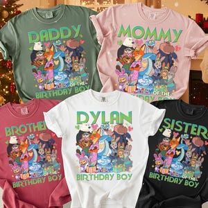 Personalized Disneyland Zootopia 2 Family Birthday Shirt Zootopia Movie Tee Judy Hopps Nick Wilde Birthday Tee Family Birthday Matching Tee Bild 1