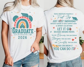 Graduate From The Tassel To The Castle 2026 Shirt Disneyland Graduation Family Shirt Disneyland Castle Graduation Tee Family Matching Tee 10