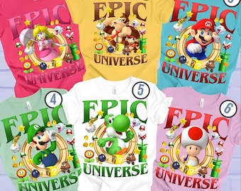 Universal Epic Universe Matching Shirt, Epic Universe Family Shirt, Halloween Costume Shirt, Halloween Party Tee, Group Vacation Shirt