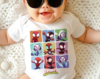 Spidey Birthday Shirt, Spidey and His Amazing Friends Shirt, Family Birthday Party, Spiderman Birthday, Superhero Birthday Shirt Spider Gwen