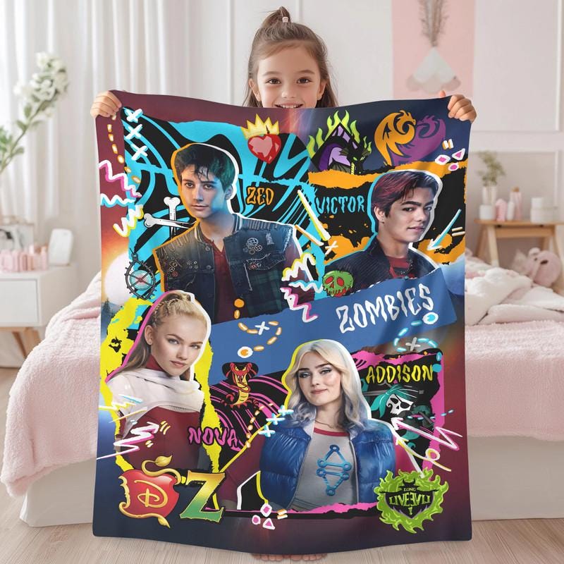 Descendants Throw Blanket - Etsy