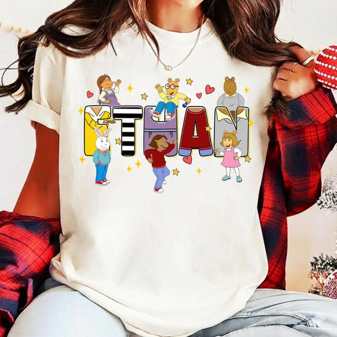 Custom Name Arthur Shirt, Personalized Arthur TV Show Tee, Arthur and ...
