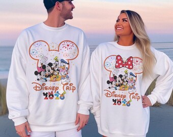 Mickey And Friends DisneyTrip 2026 Shirt, Disneyland Family Vacation Shirt, Disneyland Couple Tee, Family Trip Shirt, Disneyword 2026 Tee 21