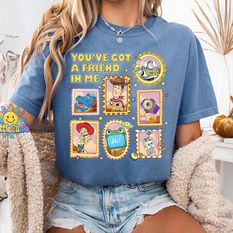 Toy Story 5 Comfort Colors Shirt, I Knew It I Knew You Shirt, TS Toy Story 5 Tee, Comfort Colors You've Got a Friend in Me Shirt image 2
