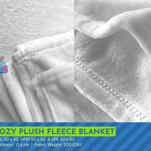 Personalized Grogu Baby Yoda Fleece Blanket, Starwars Plush Fleece Throw, Cozy Custom Gift Decor, Starwars Movie Blanket, Gift For Son image 3