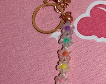 Flower fidget keychain