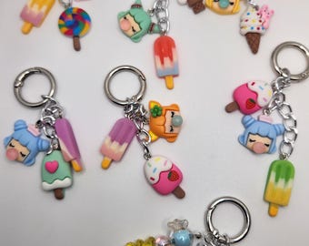 Kawaii Keychain | Pastel Keyring for Bags & Backpacks