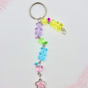 Candy-Inspired Keychain | Colorful Sweet Treat Accessory | Fun Bag Charm | Gift for Her | Cute Handmade Keychain