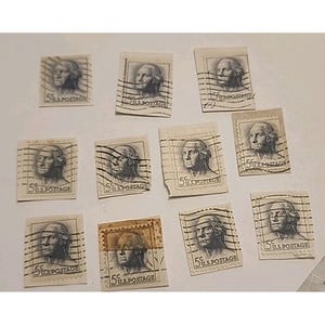 Washington 5 cent blue stamp - Etsy 日本