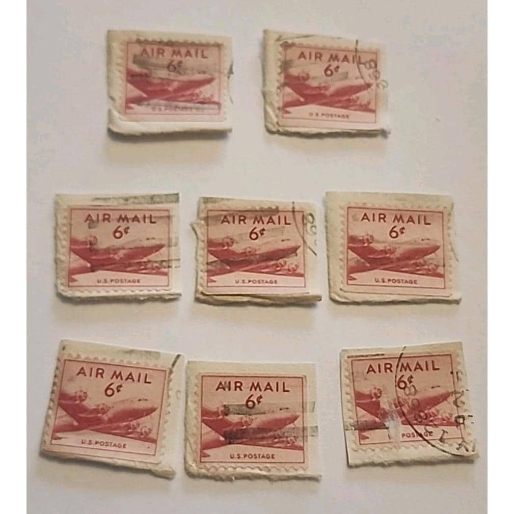 6 cent airmail stamp - Etsy 日本