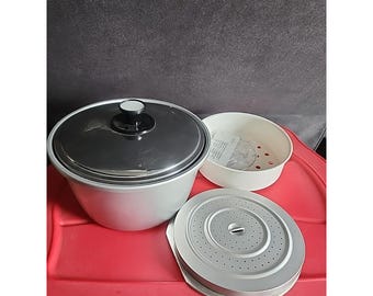HITACHI RD 6103 Olla interior con tapa, placa de vapor, rejilla de vapor para 10 tazas, estilo vintage