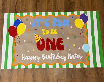 Custom Hand-Painted Banners| Personalized Party Decor| Brown Paper Banner| 5ft