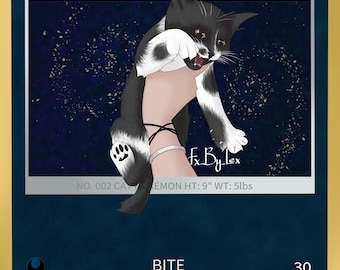 Custom pet trading card