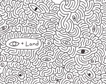 EyeLand Maze - Hand Drawn Digital Download