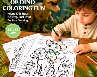 Dino Ausmalseiten, druckbare Dinosaurier Malseiten für Kinder, pädagogisch wertvolle Kinderaktivitäten, Vorschul und Kindergarten Malspaß