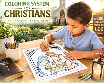 Bibel Malvorlagen für Kinder, 70+ christliche Malseiten, Bibelgeschichten Malset, Sonntagsschule & Hausschule druckbare PDF