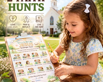 Bible Scavenger Hunt for Kids That Actually Helps It Click – No-Prep Faith Activity System, Keeps Them Engaged Without Help, Sunday School
