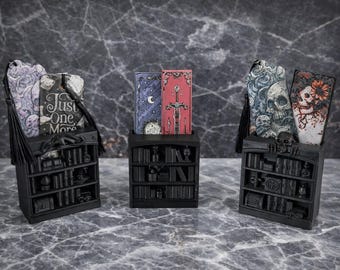 Mini Bookshelf Bookmark Holders | Bookish Decor | Reader Gift