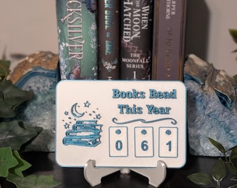 Personalized Books Read Counter: Bookish Decor for Readers