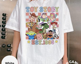 Comfort Colors Friends In Me Shirt, Disney Pixar Toy Story Movie Fan Tshirt, Vintage Disneyland Trip Outfit