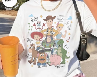 Comfort Colors® Retro Toy Story 1995 Shirt, Woody n Buzz Friend In Me T-shirt, Disney Family Trip Tee