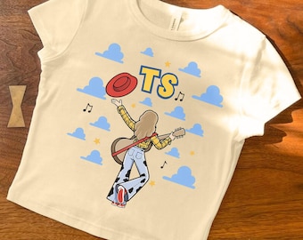 Camiseta infantil TS Toy Story 5, "Lo sabía", top corto de Disney inspirado en la música country.