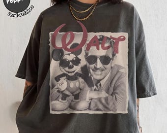 Retro Walt Disney Comfort Colors Shirt, Vintage Mickey Disneyland Men T-shirt, Magic Kingdom Tee