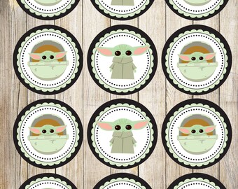 Baby Yoda Cupcake Etsy Baby Yoda Cupcake Etsy