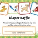 lion king printable diaper raffle ticket etsy