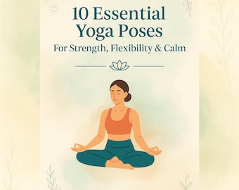 Programa de yoga para principiantes de 28 días: Posturas ilustradas para ganar fuerza y flexibilidad (Descarga en PDF)
