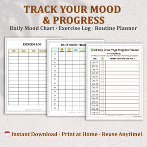 Chair Yoga for Seniors: 28-Day Seated Exercise PDF (Printable Workout Plan) image 12